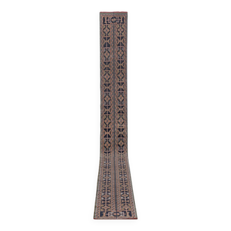 Vintage Turkish Oushak Handwoven Rug 58x667 cm