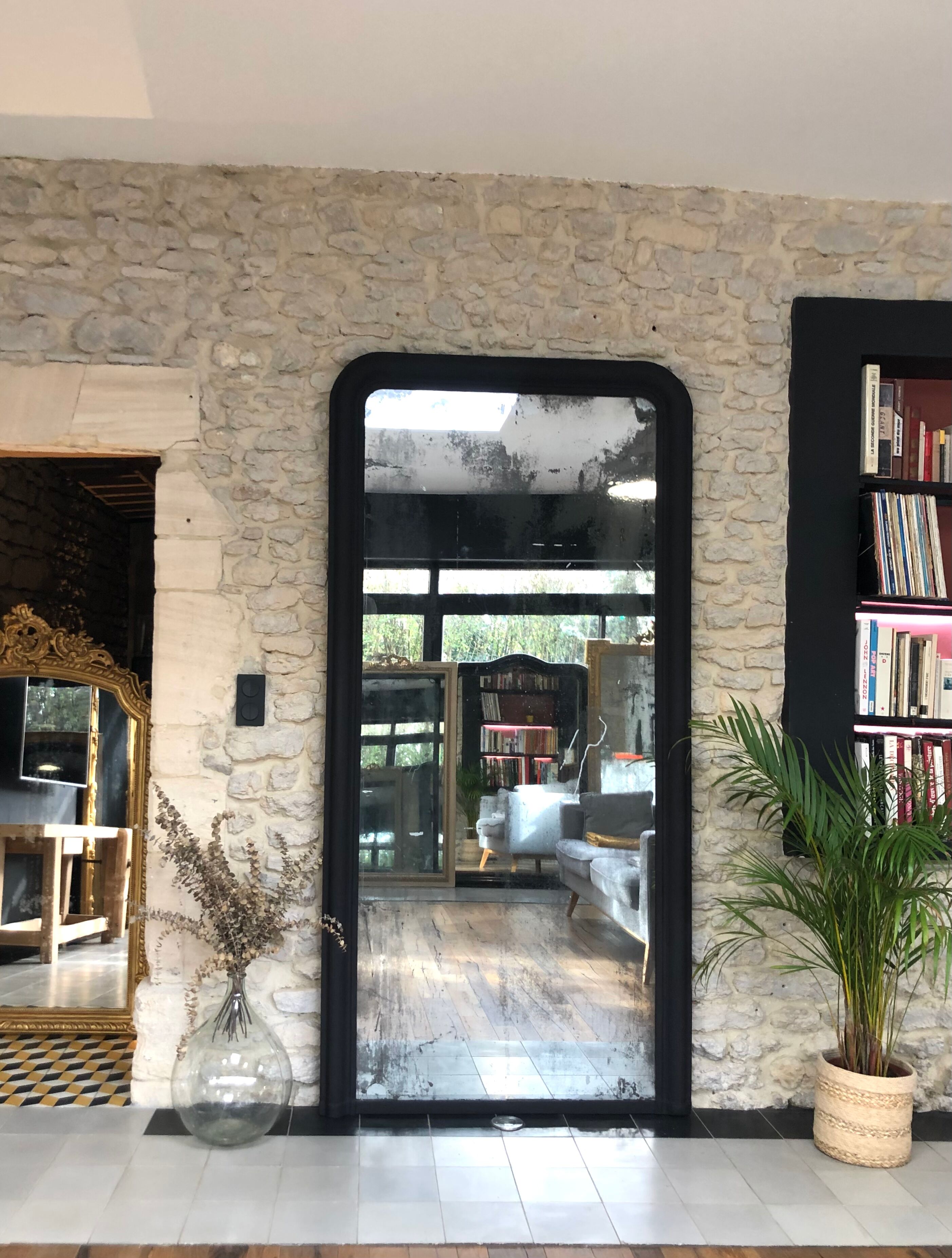 Old Louis Philippe mirror 229cm/111xm