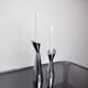Pair of Swan candlesticks by Matthew Hilton, England, 1980