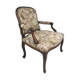 Louis XV vintage cabriolet armchair "à la Reine", 18th century
