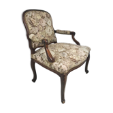 Louis XV vintage cabriolet armchair "à la Reine", 18th century