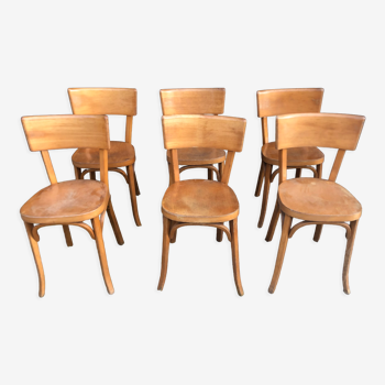 Set of 6 Baumann chairs