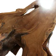 Large sculptural root wood coffee table – circa 1970