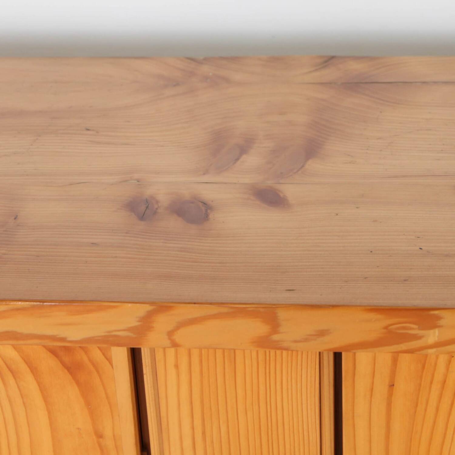 Vintage buffet in fir wood