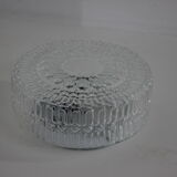 Glass ceiling lamp from the 1970s, Czechoslovakia