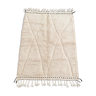 Berber berber carpet beni ouarain white diamond white frame