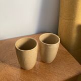Pair of Digoin goblets
