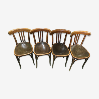 Lot de 4 chaises de bistrot