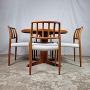 Lot de 4 chaises vintage Niels Otto Møller modèle n°83 1970
