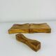 11 vintage olive wood knife holders