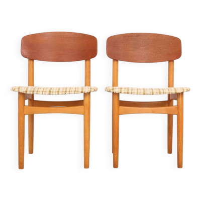 Chaises de salle à manger modèle 122 de Børge Mogensen par Søborg Møbelfabrik, 1952