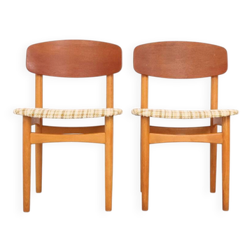 Børge Mogensen model 122 dining chairs by Søborg Møbelfabrik, 1952