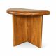 Solid oak matching side / coffee tables / 1970s
