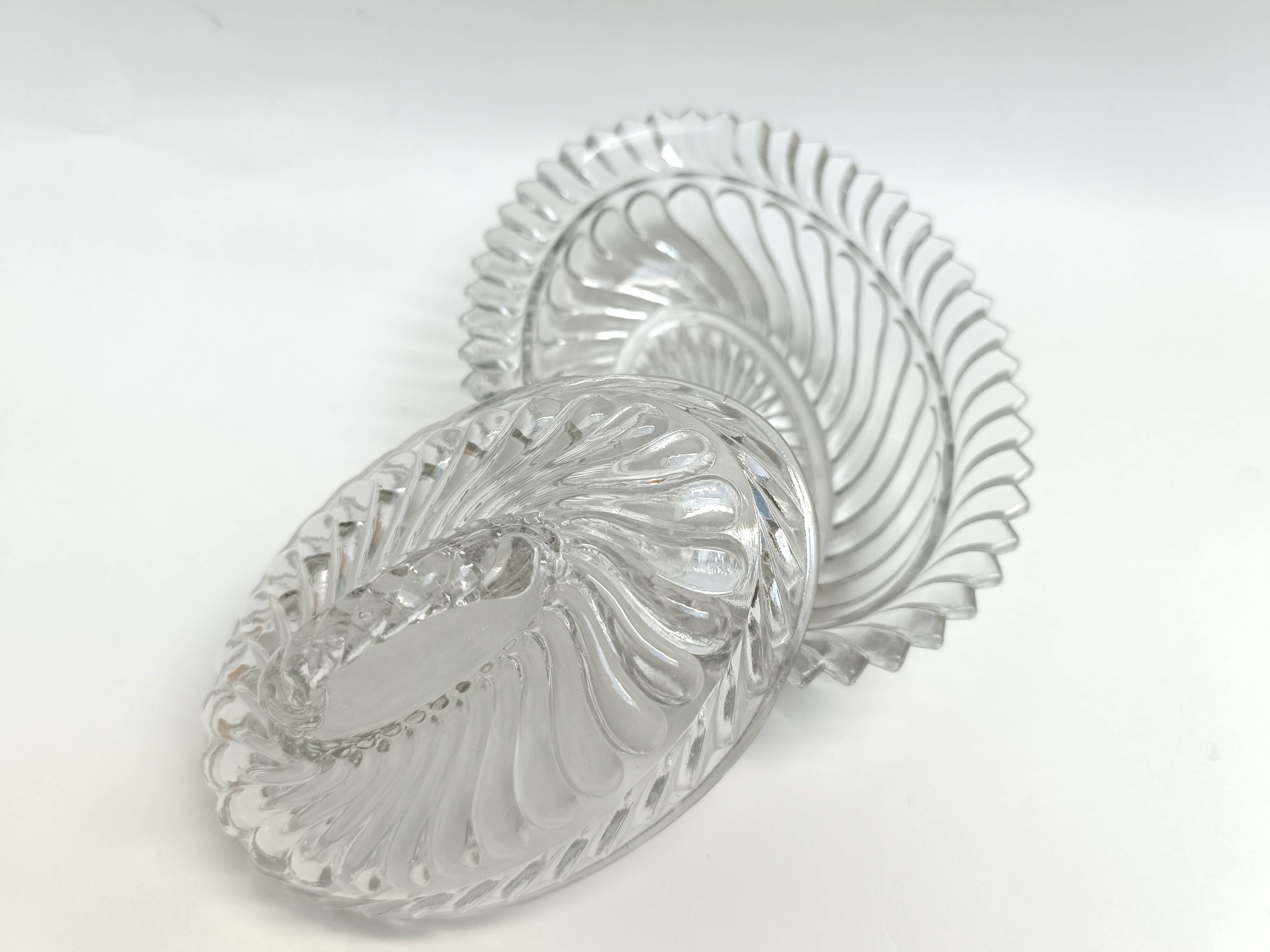 SV glass butter dish