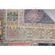 1970s Turkish Oushak Handmade Wool Cotton Pink Area Rug 114x212