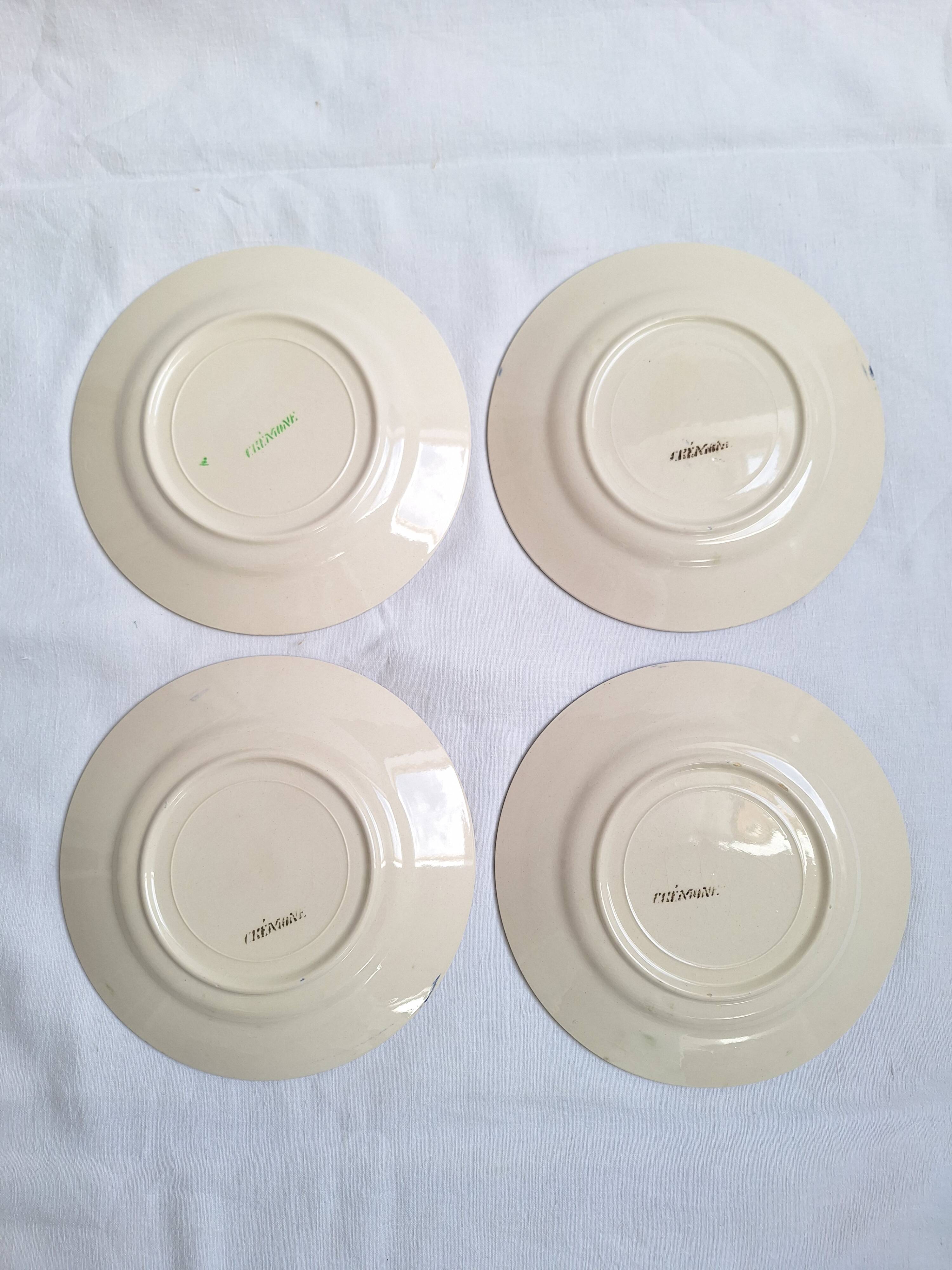 Assiettes plates Longchamp