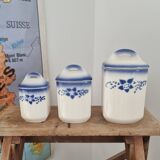 Ensemble de 3 pots à épices vintage