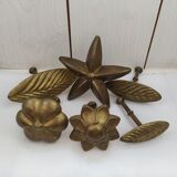 Ancient Bronze Stamp Footprints