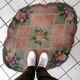 Tapis vintage fait main American Hooked 90cm x 115cm - 1C992
