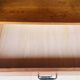 Oak storage unit, splayed legs circa 1950s