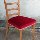 Series of 4 art deco chairs