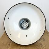 Industrial Grey Enamel Pendant Lamp from Siemens, 1930s