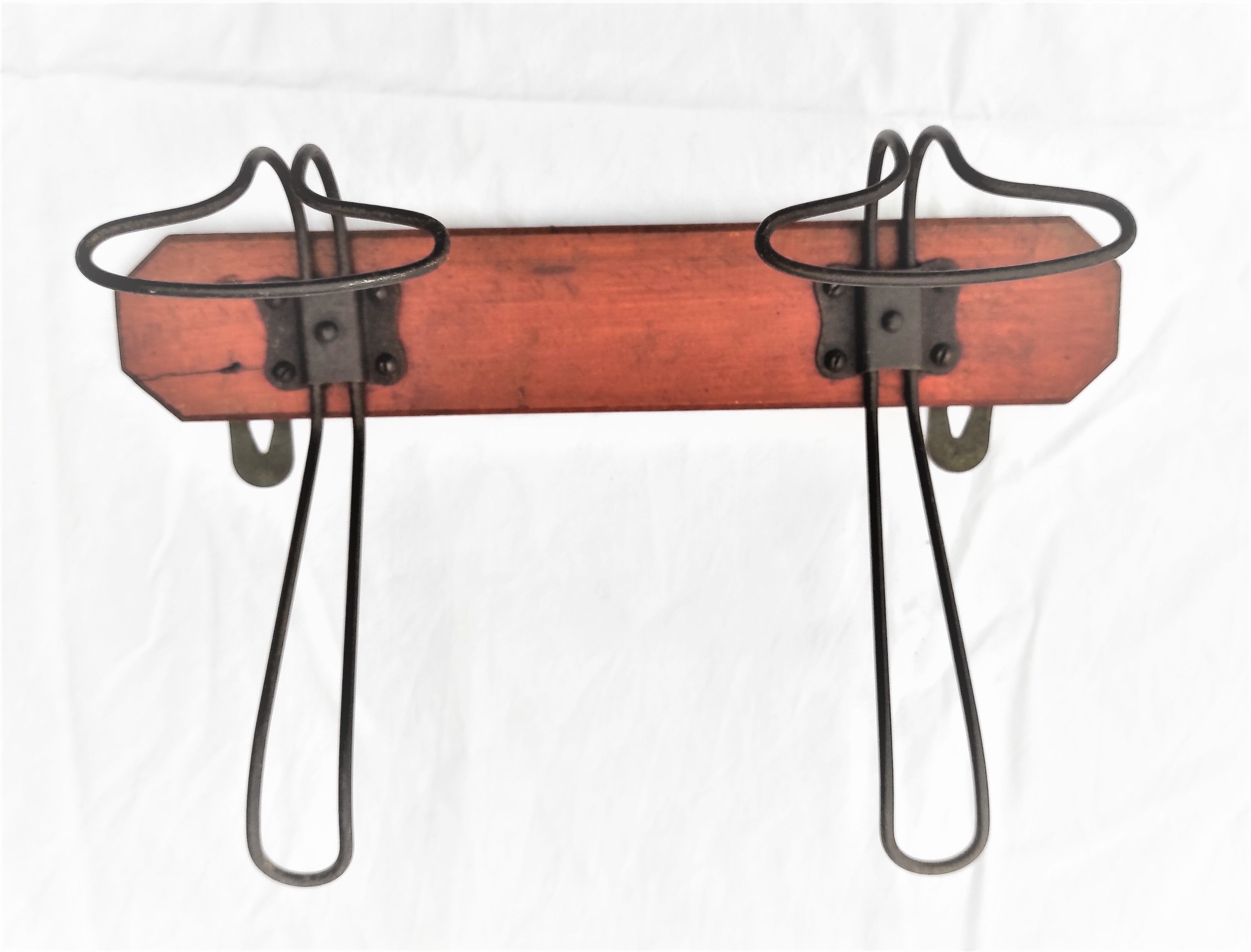 Former wooden mural coat holder 1900/1930