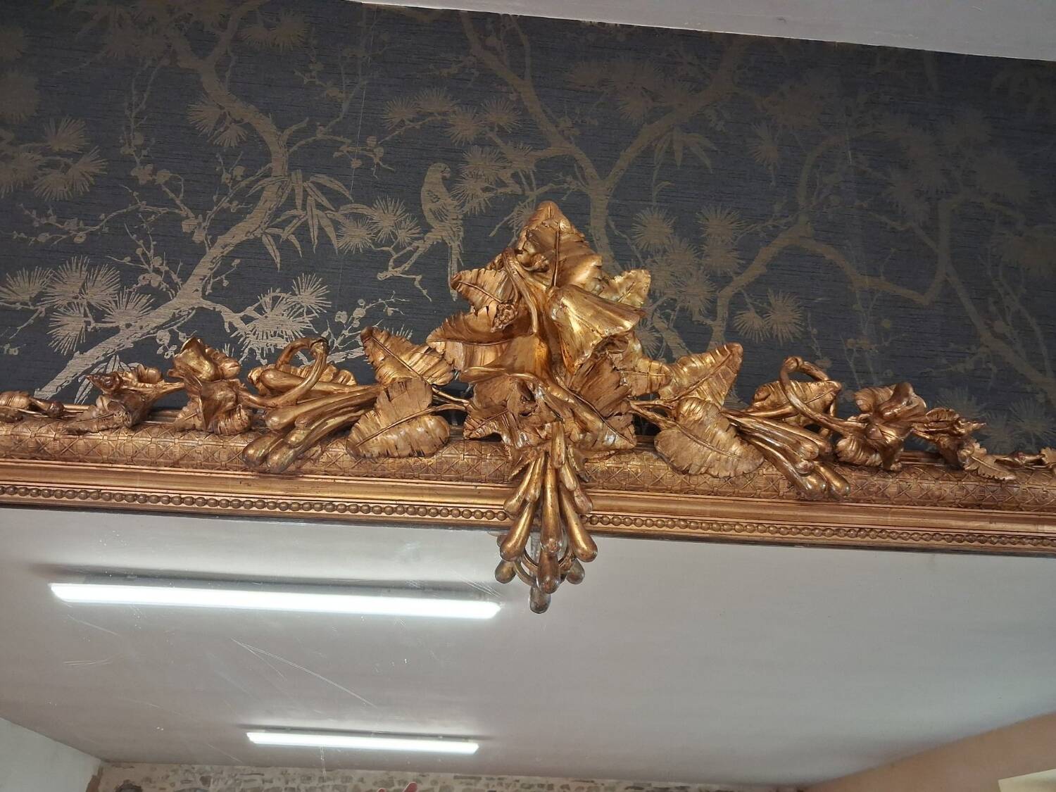 19th century mirror 205 x 147