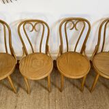 4 bentwood bistro chairs – Thonet style