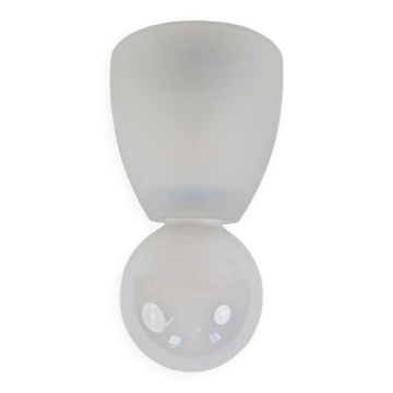 Vintage Glass Ceilling Lamp from by Targetti Sarkey, 1970s