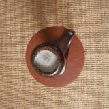 Vintage ceramic hand candle holder handmade pottery Scandinavian country spirit japandi