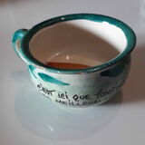 Vallauris table trash mug