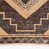 3x11 Rug For Hallway Brown Vintage Persian Runner Rug, 94x345Cm SK 5284