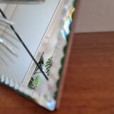 Beveled mirror photo frame