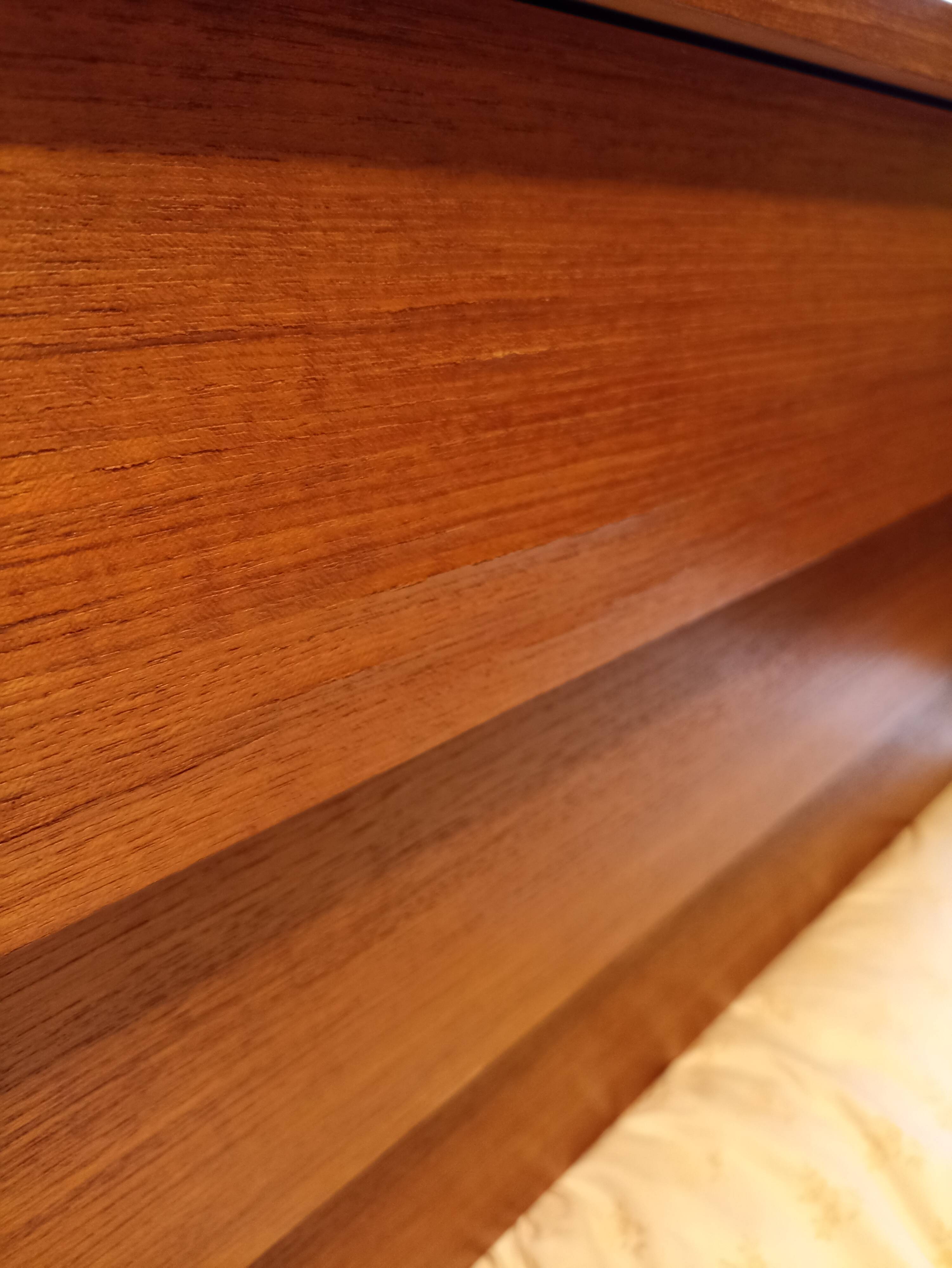 Huge shelf library Swedish desk teak, string.