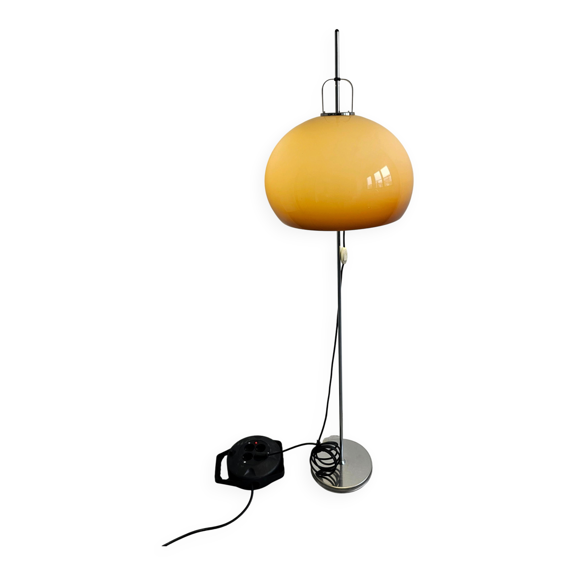 Mid Century Modern "Lucerna" floor lamp in acrylic by Harvey Guzzini