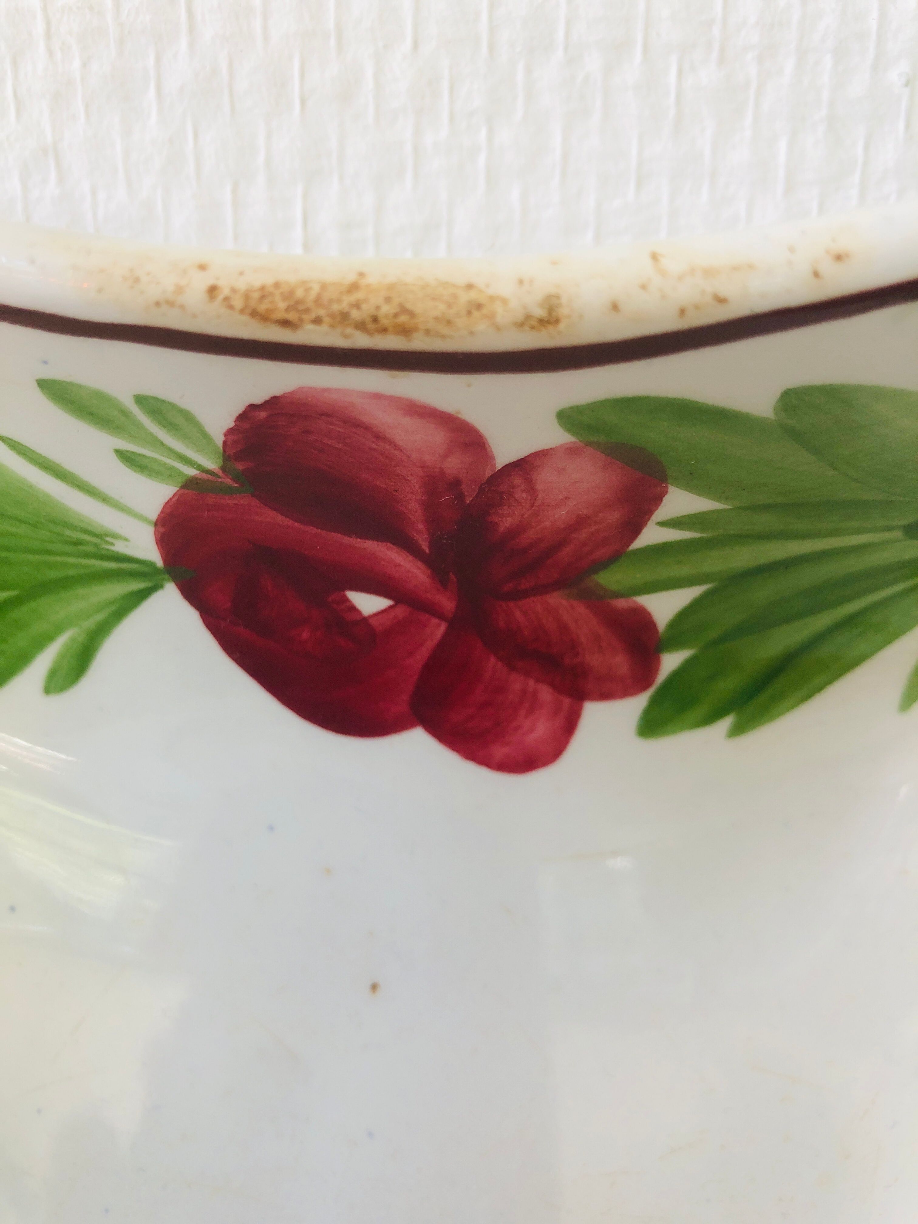 Plat faïence Niderviller