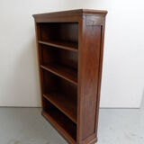 Vintage oak open bookcase