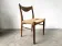 GS60 chair in exotic wood and straw, Arne Wahl Iversen, 1960s