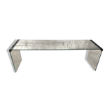 1970s glass coffee table by Gallotti&Radice