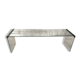 Table basse 1970 verre Gallotti&Radice