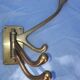 Brass coat rack