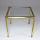 French Table of Appoint Vintage in Brass, 70s