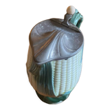 Tin corn-shaped pitcher