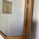 Miroir Art déco vintage bois marqueté