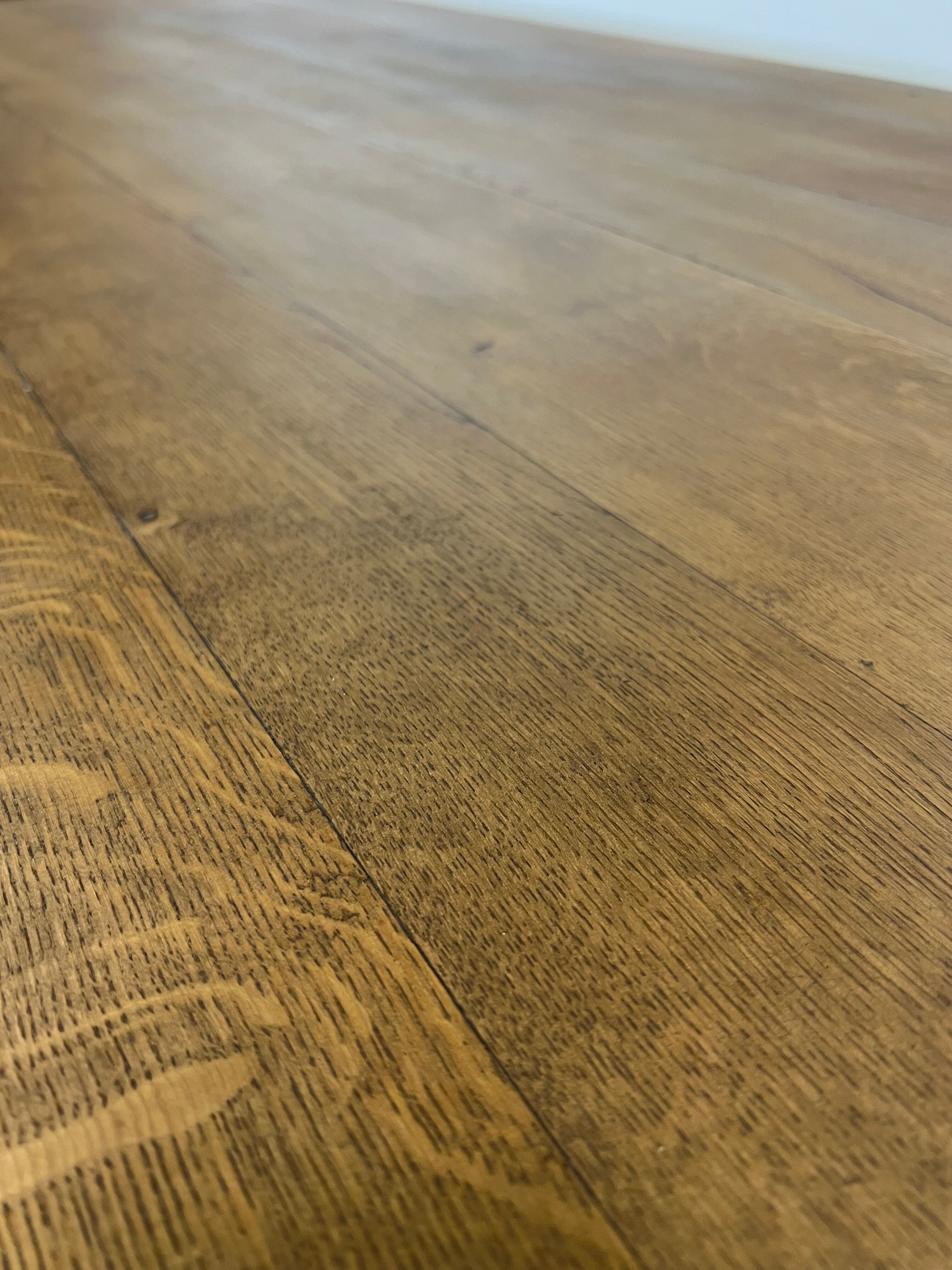 Old oak farmhouse table