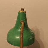 Green desk lamp 50's