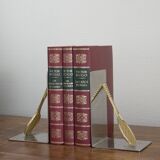 Paire de serre-livres vintage en forme de raquette de tennis – années 1980