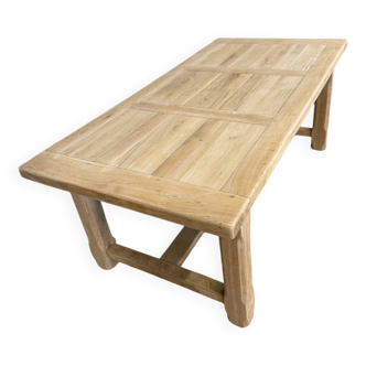 Solid oak farmhouse table