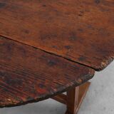 Antique oak Tilt top side table, France ca. 1800